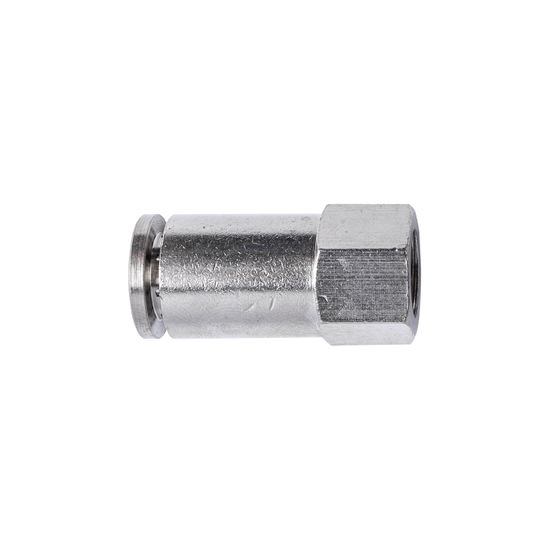 Metal Pu Fitting Straight 6mm 1/8" F